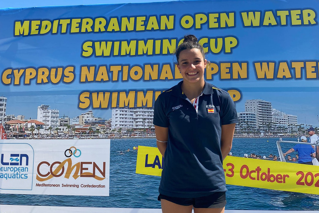 Iria Lemos, bronce en la Copa de España de natación en aguas abiertas