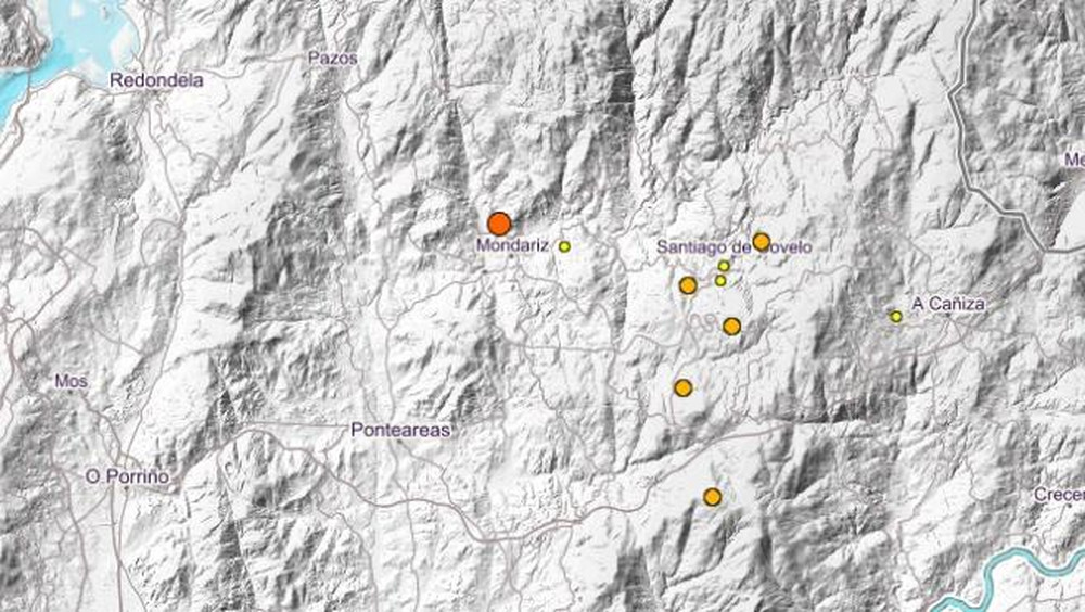 Un terremoto de magnitud 3,4 sacude Mondariz