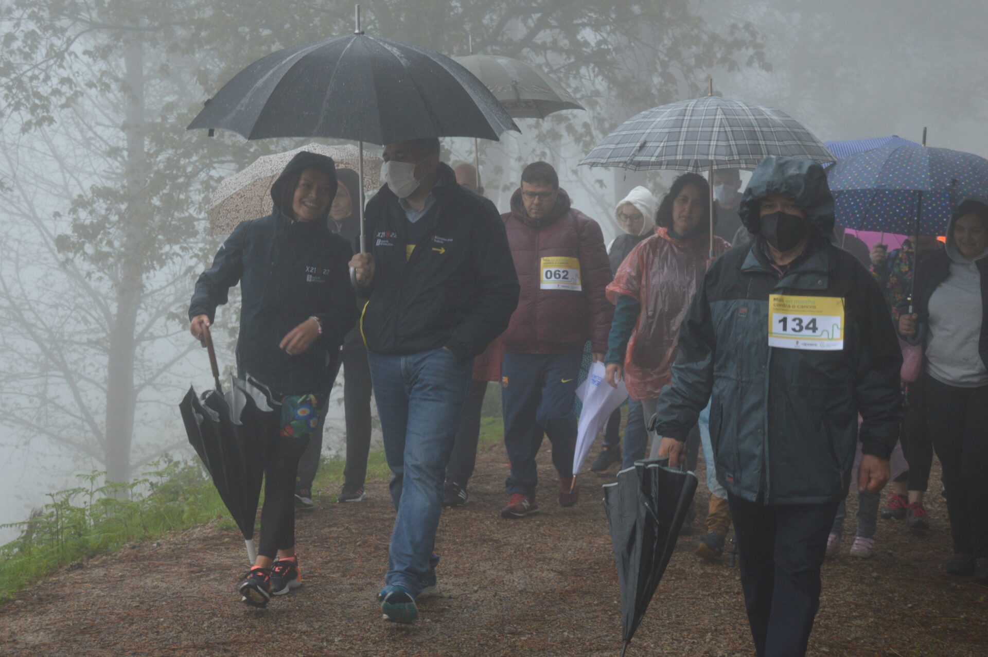 El mal tiempo no frena la solidaridad en Mos